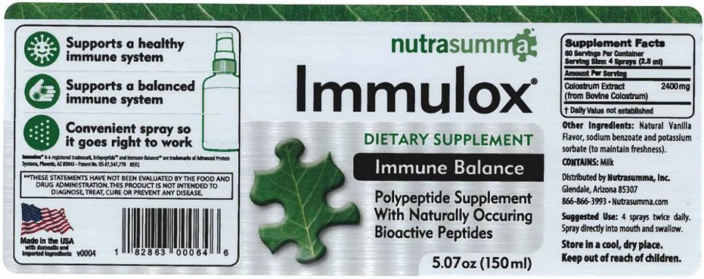 Recall Immulox